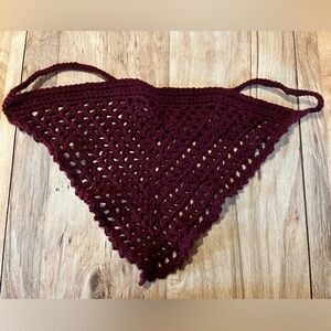 Burgundy Bandanna